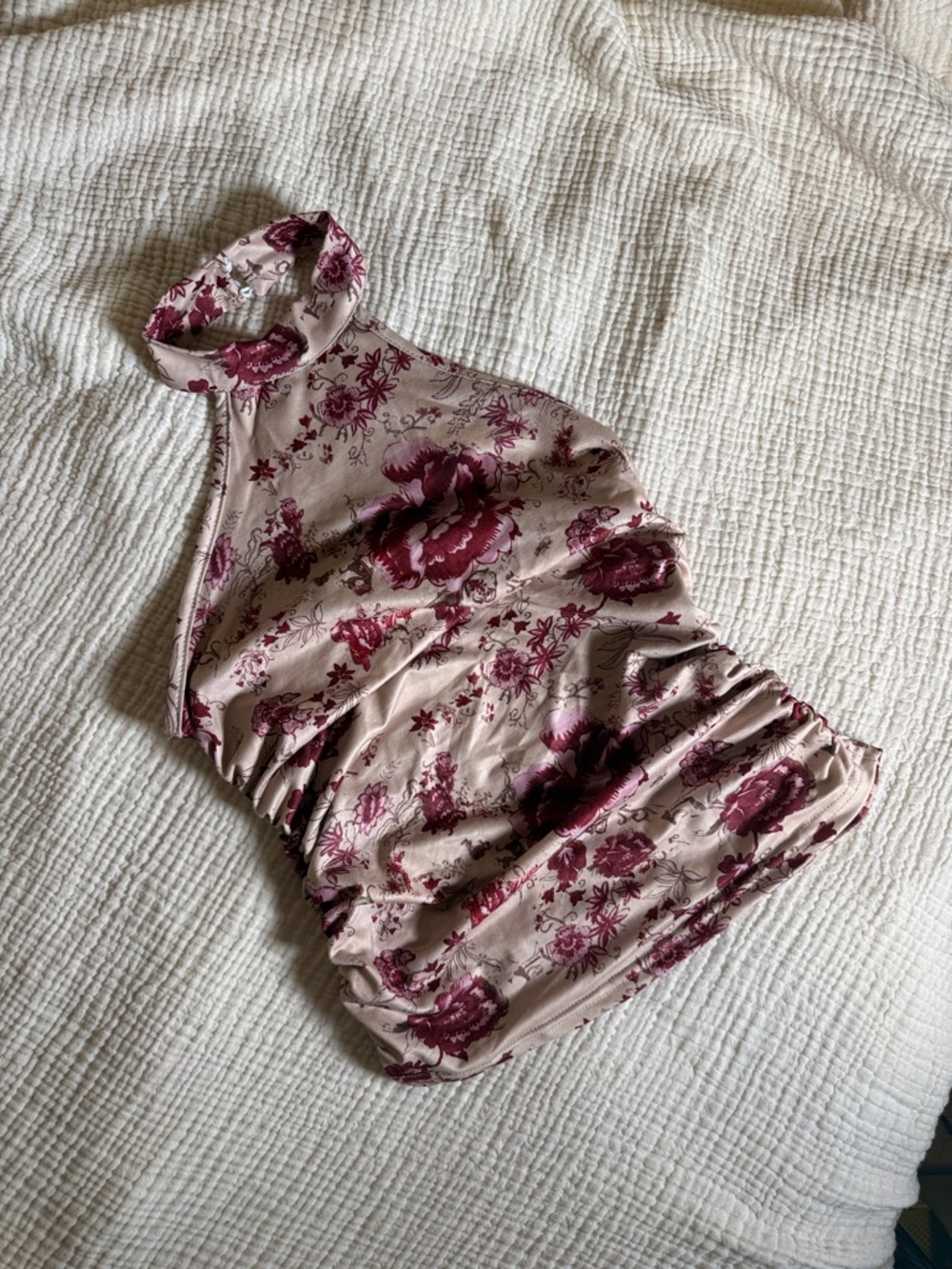 SOLD❌
 pink maybe print tan tank sleeveless - Picture 4 of 6